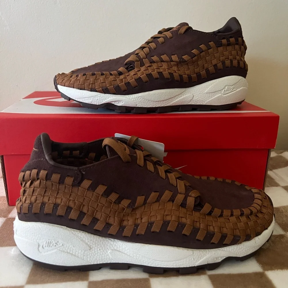Nike Air Footscape Woven Sneakers Brown FB1959-200 Women’s Size 7.5 BNIB - Picture 3 of 14